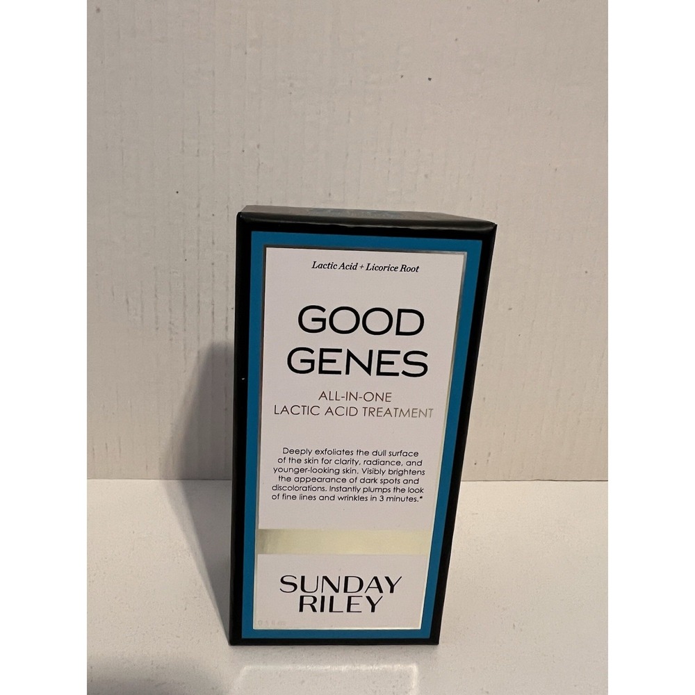 SUNDAY RILEY Good Genes All-in-One Lactic Acid Treatment 0.5 OZ NEW IN BOX! 15ml
